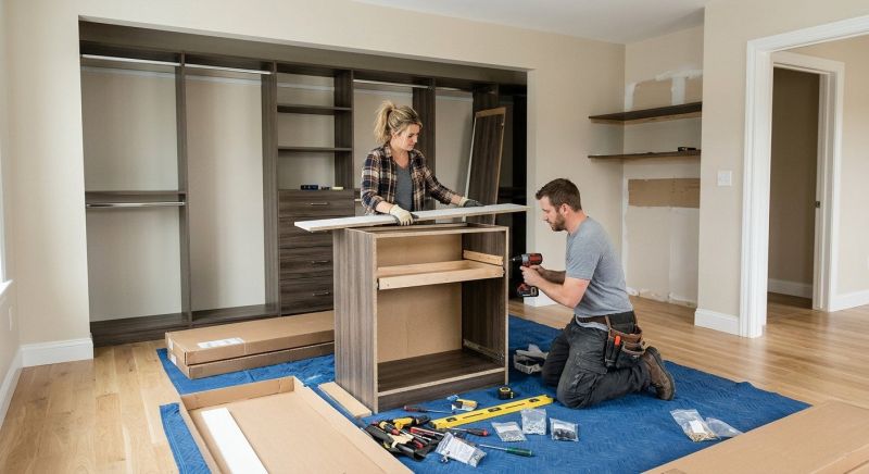 Mudroom Closet Installation in Charlotte, NC